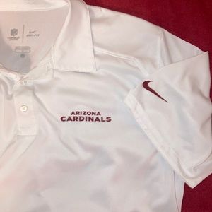 ARIZONA CARDINALS NIKE DRYFIT POLO.  LARGE